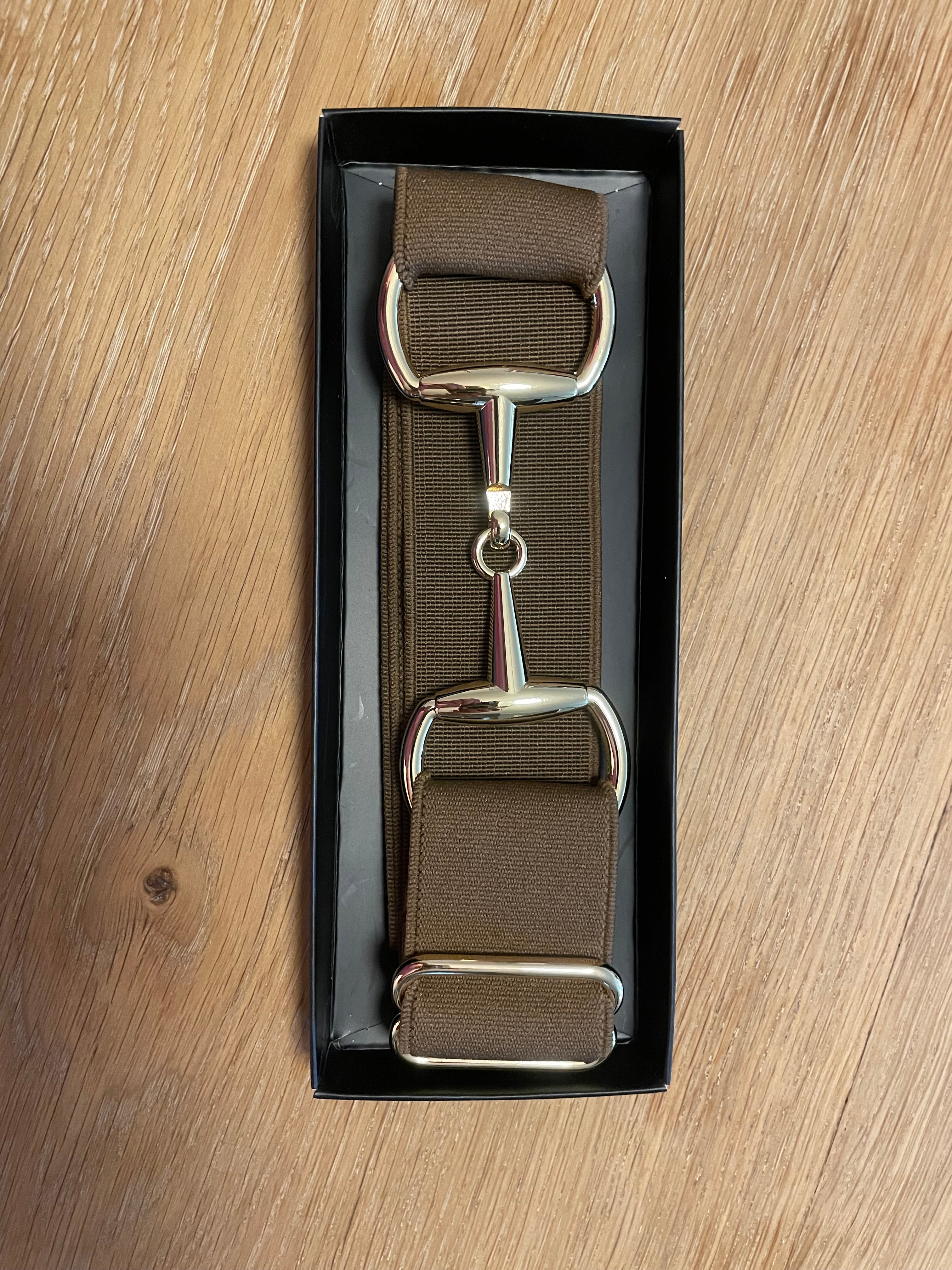 Snaffle bit Belte Brun / gull - Work of Equine