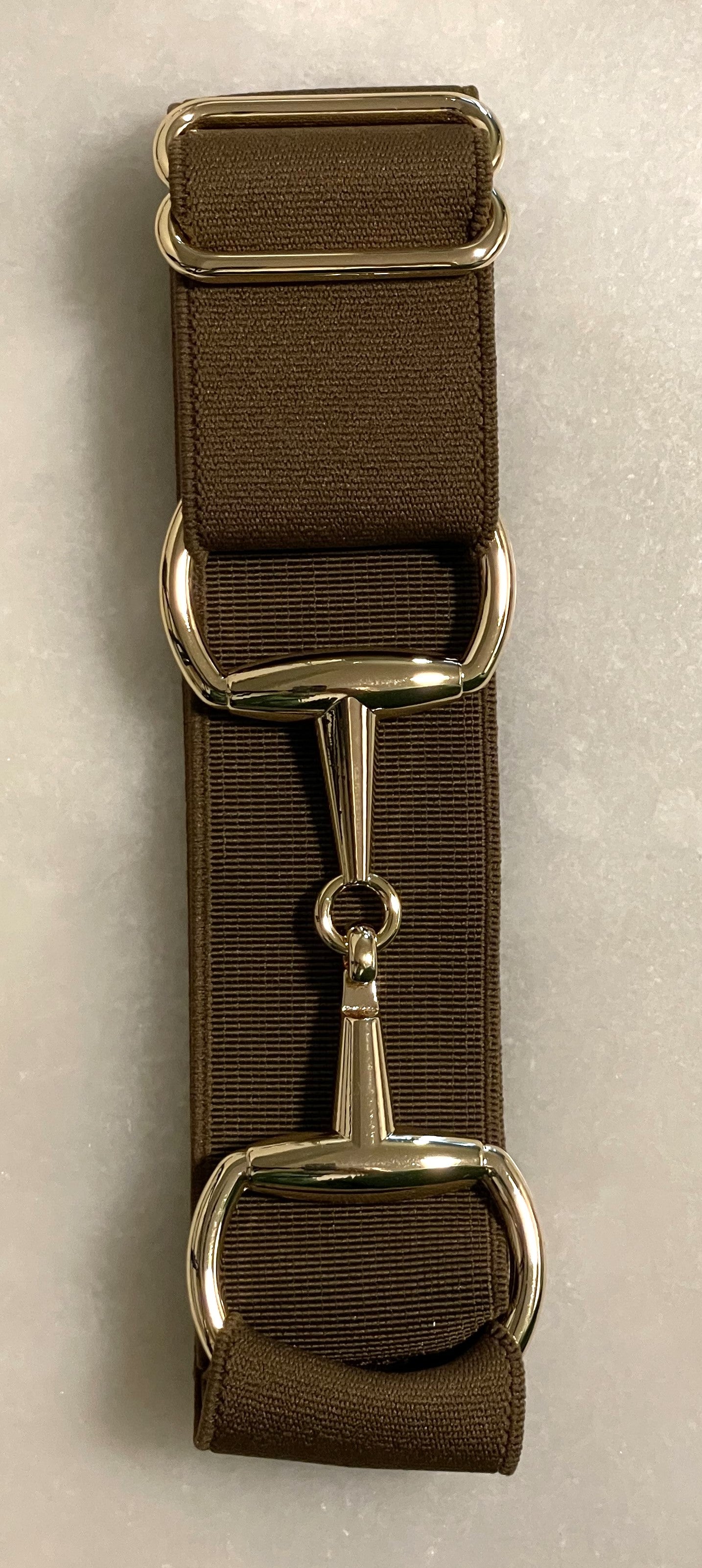 Snaffle bit Belte Brun / gull - Work of Equine