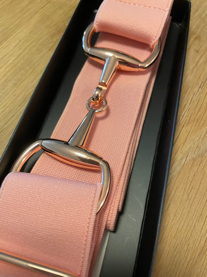 Snaffle bit Belte Rosa / Rosegull - Work of Equine 